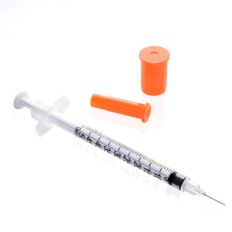 Disposable Insulin Syringe 1ml U-100 Medical Grade PP