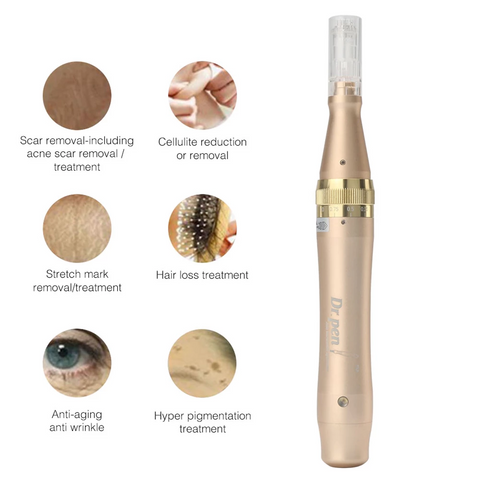 100% Original Dr. Pen M5 Microneedling Pen LED Button Home Use