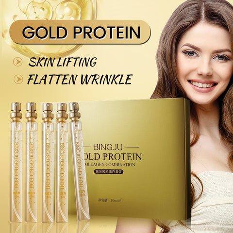 Gold Protein Collagen Comination Face Lifting Brighten Delicate Skin