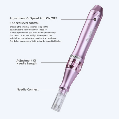 100% Original Dr Pen M7 Wireless Microneedling Device Home Use Wired Microneedling Pen 5 Speed One Touch Button