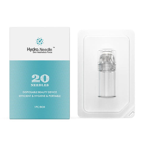 Hydra Needle 20 Pins 0.25mm 1.0mm Microneedle Gold Titanium Tips Derma Stamp